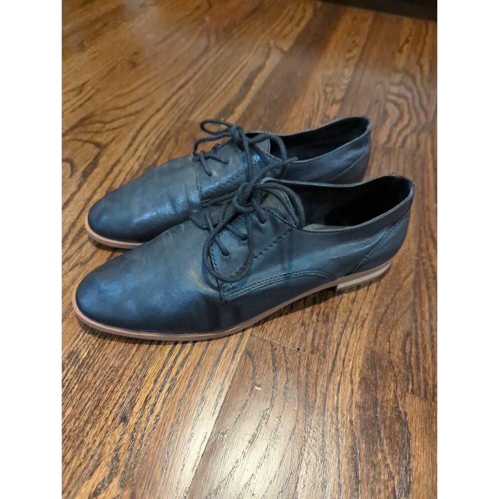 Frye and Co. Black Leather Lace Up Oxford